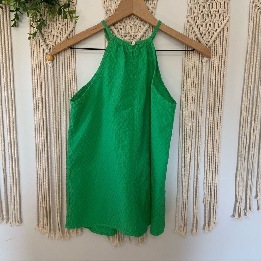 MICHELLE MCDOWELL Arianna High Neck Halter Top Green Size Small - Picture 3 of 8